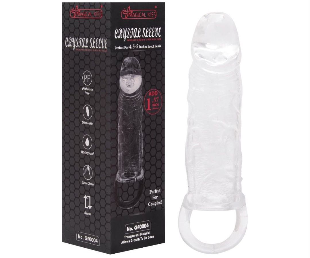 Capa peniana Transparente Cyber 19 cm